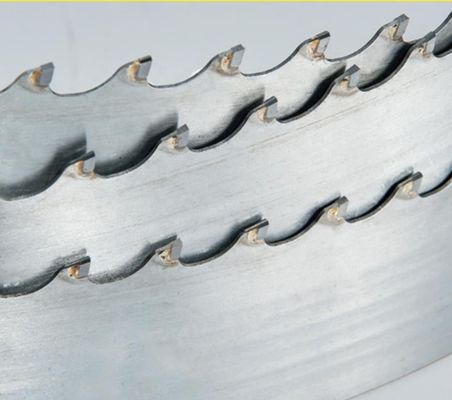 0.65-1.25MM Breite der Klinge Schweißsägewerk Karbid Spitze Holz Band Säge Klinge für hartes Holz