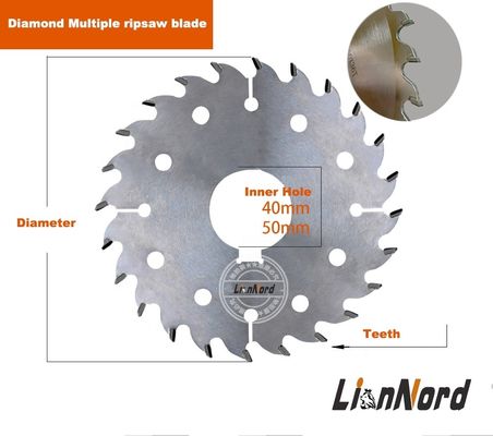 Mehrfach-Ripsaw-Rundsäge für Holzschneiden HOT PRESS-Prozess