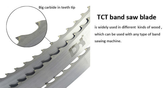 TCT-Bandsäge für das senkrechte/horizontale Schneiden von Hartholz