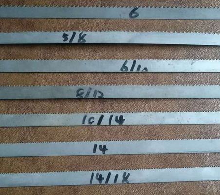 Bi-Metall Band Säge Klinge für verschiedene Metall Schneiden 14/18 Zähne Form kundenspezifische Länge