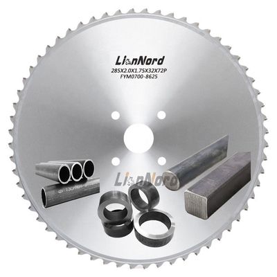 Wolframkarbid-Tipps Metallkreissäge mit TIACN-Beschichtung 250-500mm Größe Lieferung