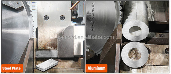 Wolframkarbid-Tipps Metallkreissäge mit TIACN-Beschichtung 250-500mm Größe Lieferung