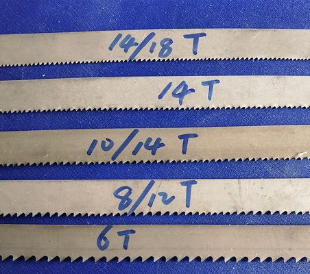 Bi-Metall Band Säge Klinge für verschiedene Metall Schneiden 14/18 Zähne Form kundenspezifische Länge