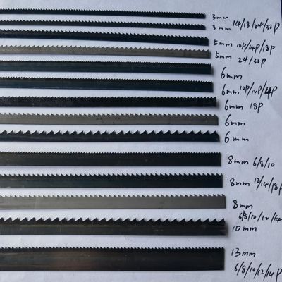 Bi-Metall Band Säge Klinge für verschiedene Metall Schneiden 14/18 Zähne Form kundenspezifische Länge