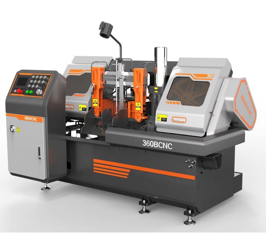 Intelligente CNC-Metall-Bandsäge mit 4kw Motorleistung und 4400*34mm Klingengröße