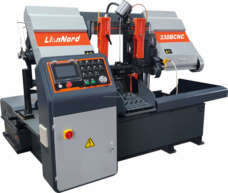 Automatische CNC-Metallschneidebandsäge für Stahlstange und Rohr mit starkem Motor